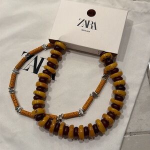 Zara resin bead pack 2 necklaces